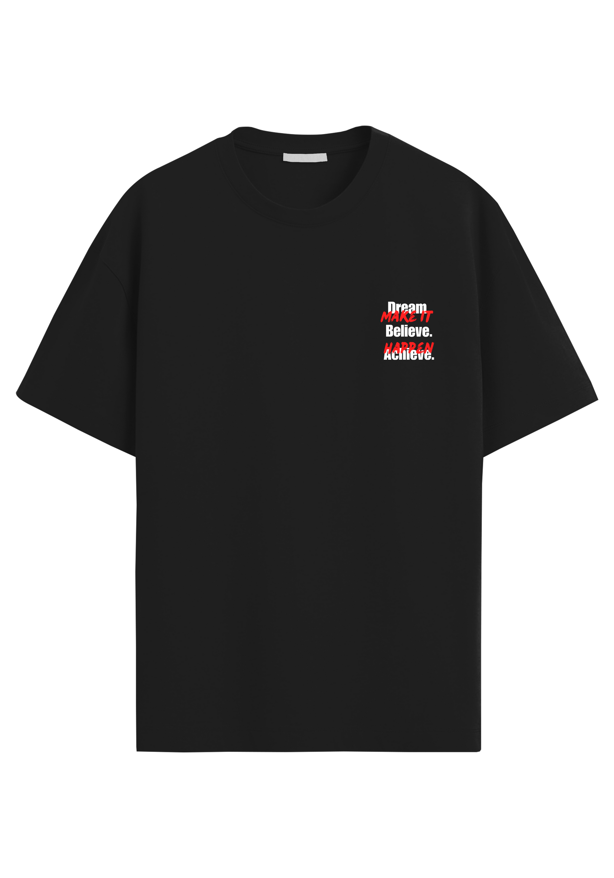 SUCCESS BLACK OVERSIZED T-SHIRT