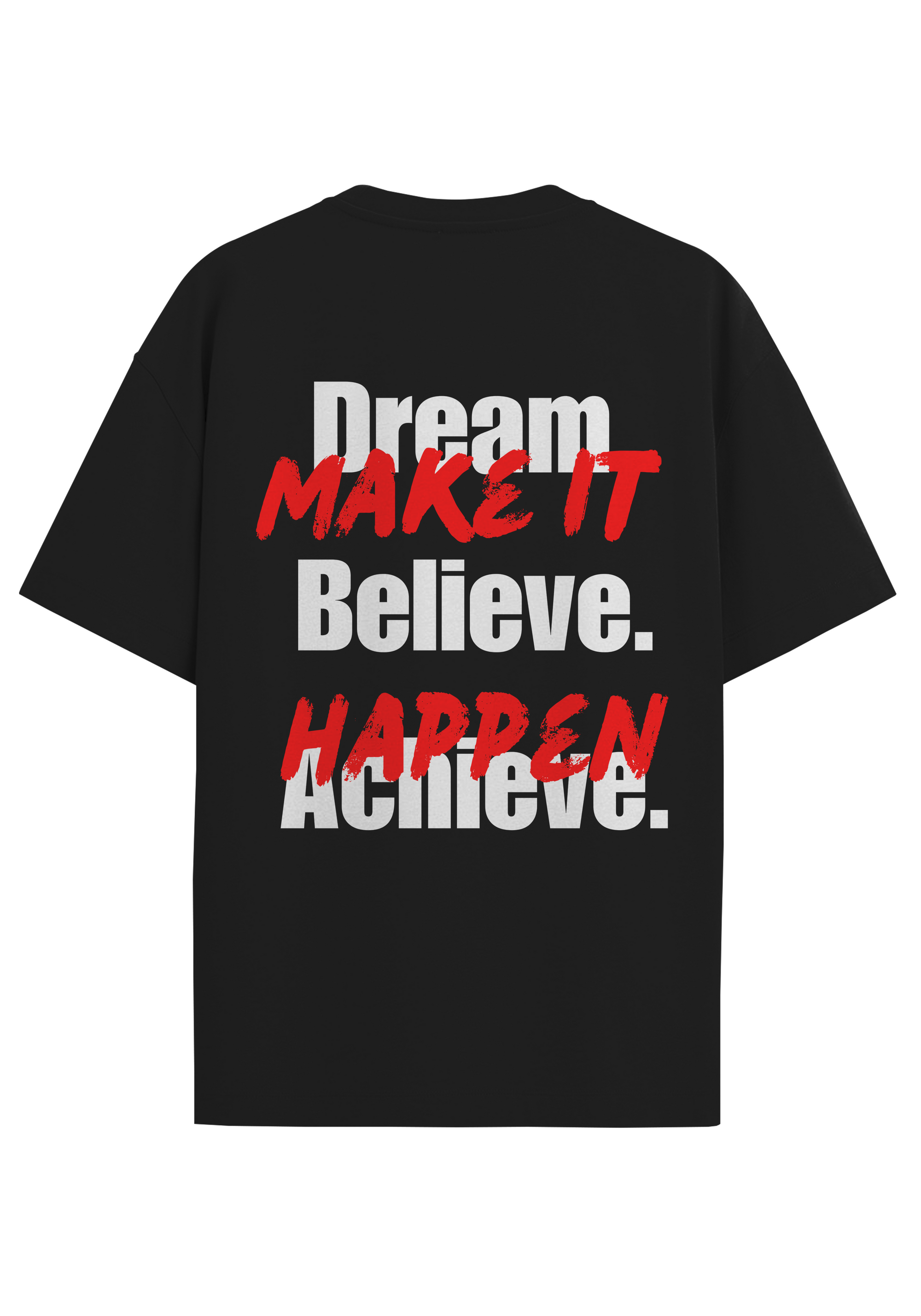 SUCCESS BLACK OVERSIZED T-SHIRT