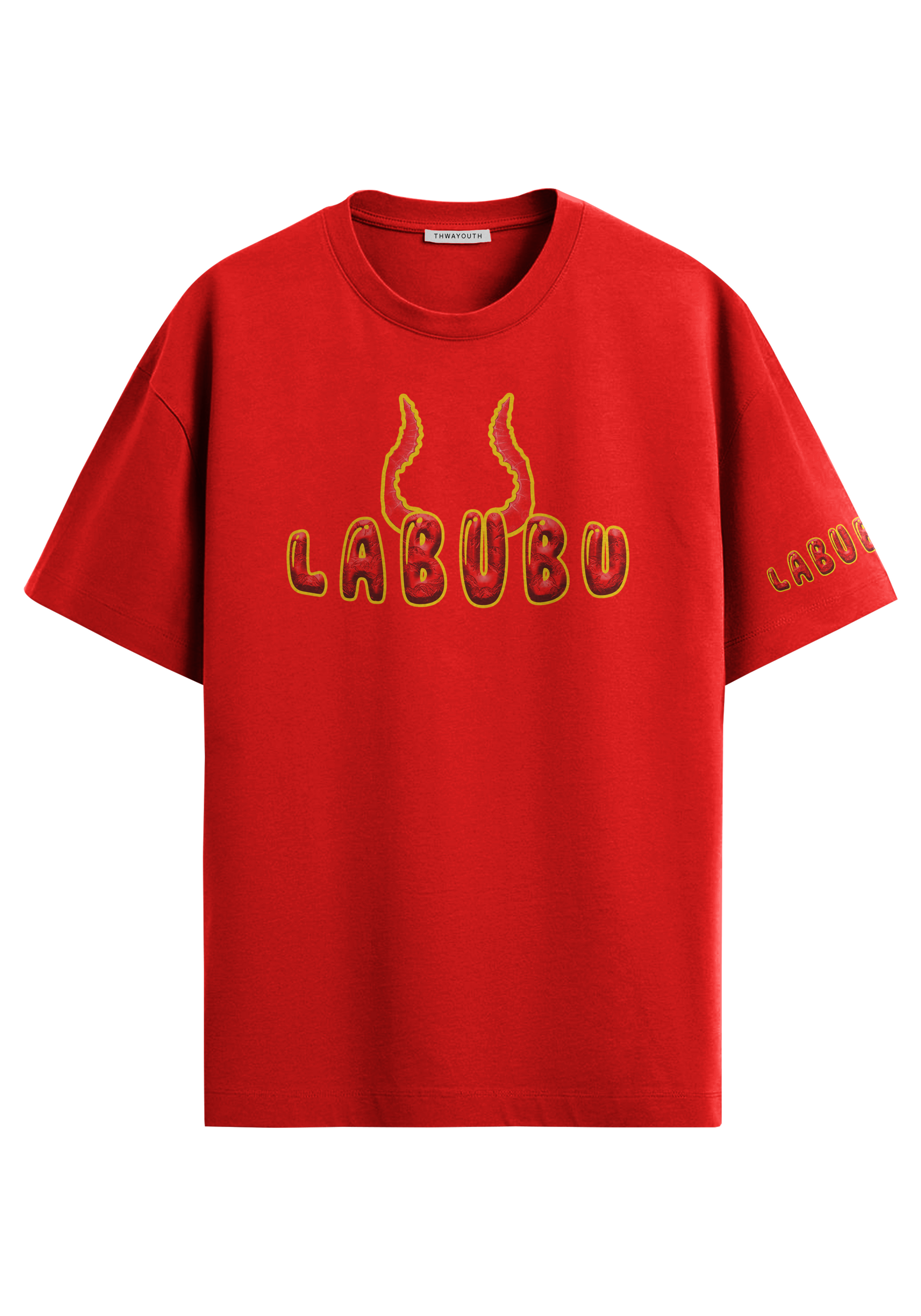 LABUBU RED OVERSIZED T-SHIRT