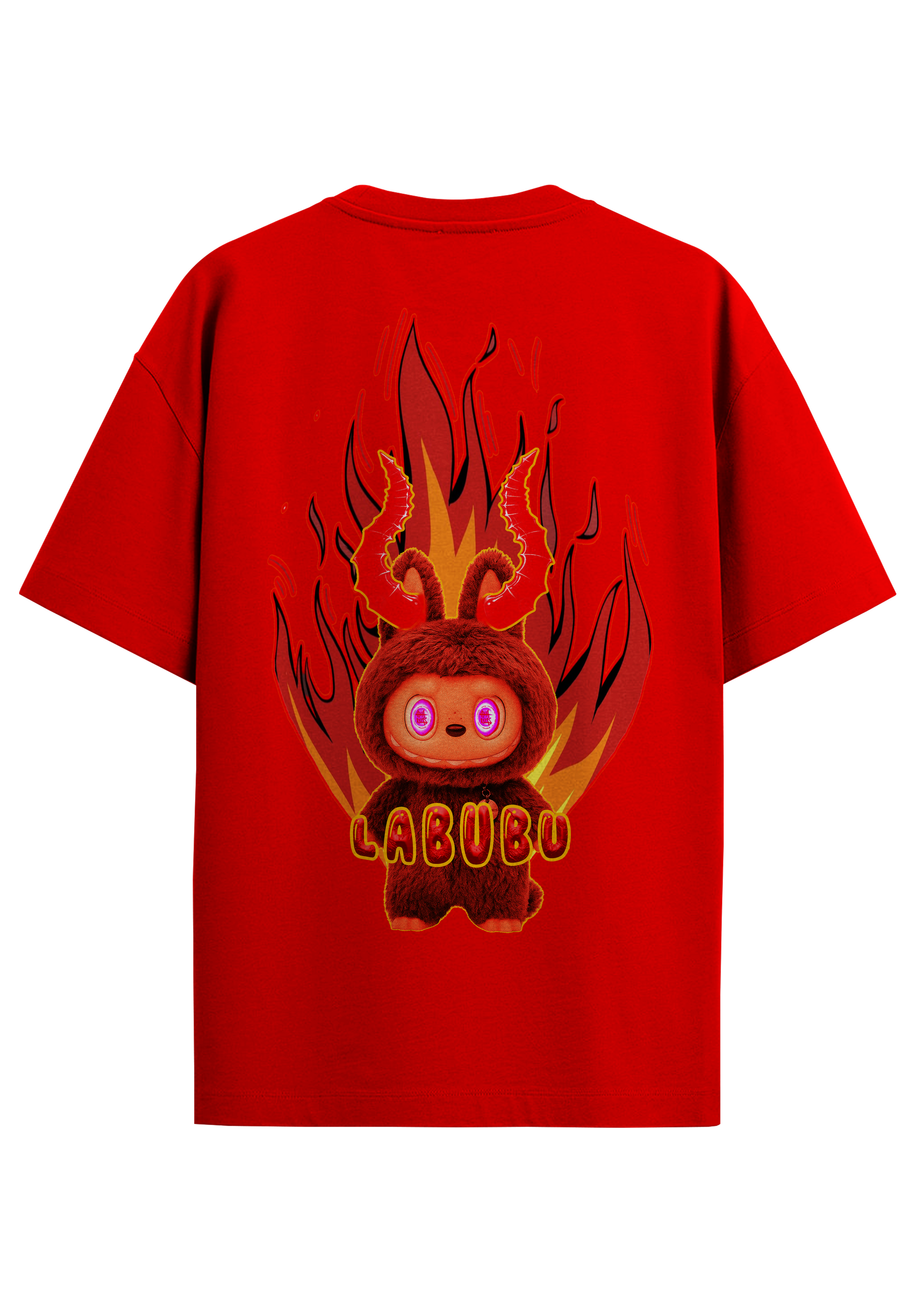 LABUBU RED OVERSIZED T-SHIRT