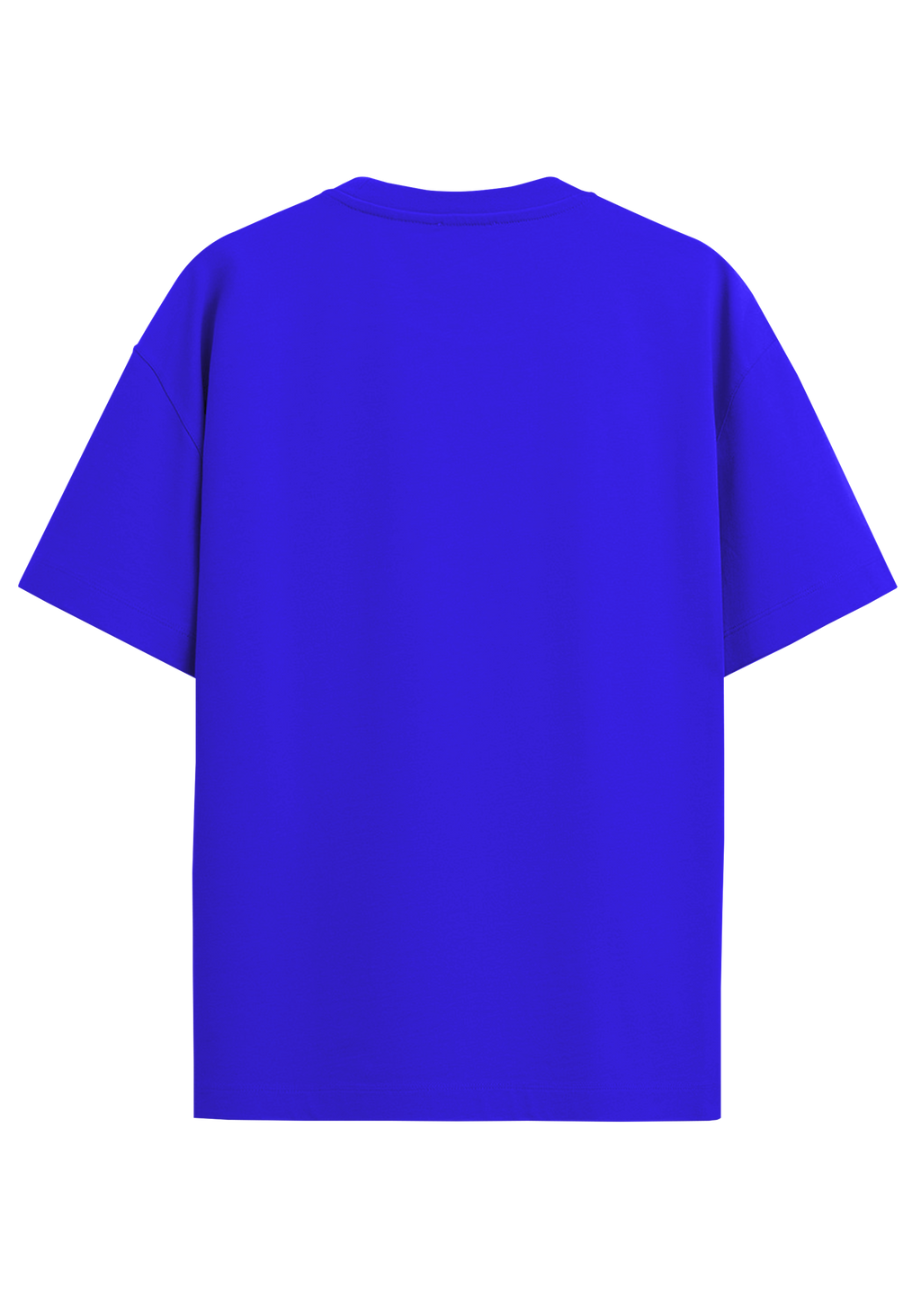 THEWAYOUTH BLUE 240GSM OVERSIZED T-SHIRT