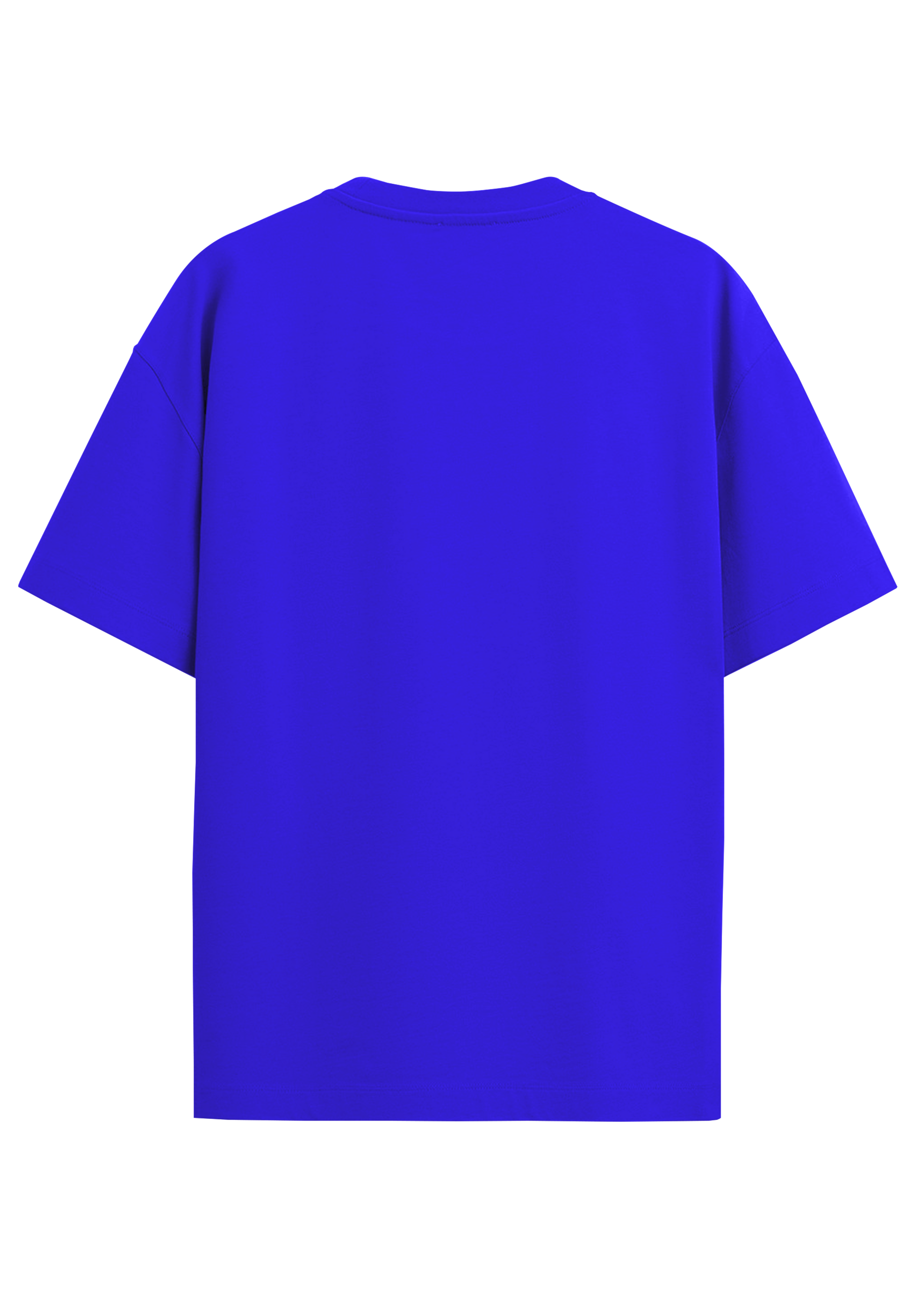 THEWAYOUTH BLUE 240GSM OVERSIZED T-SHIRT
