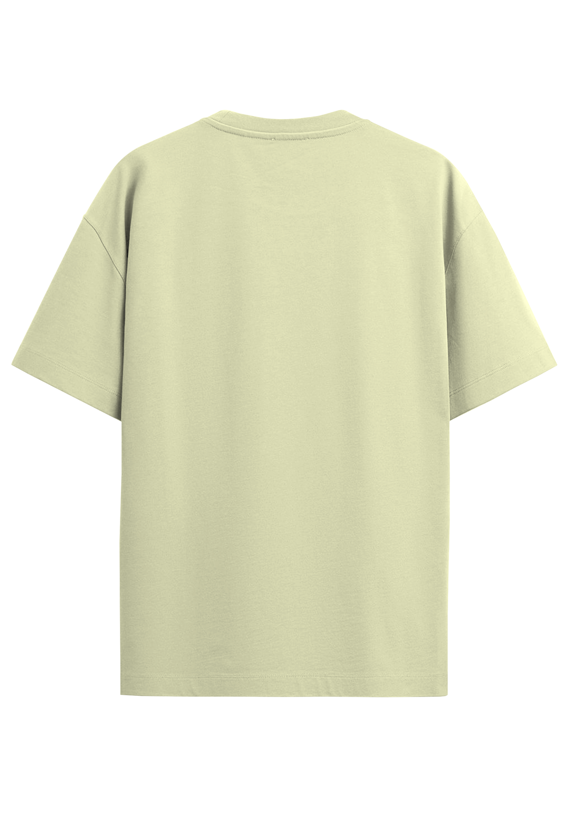 THEWAYOUTH CREAM 240GSM OVERSIZED T-SHIRT