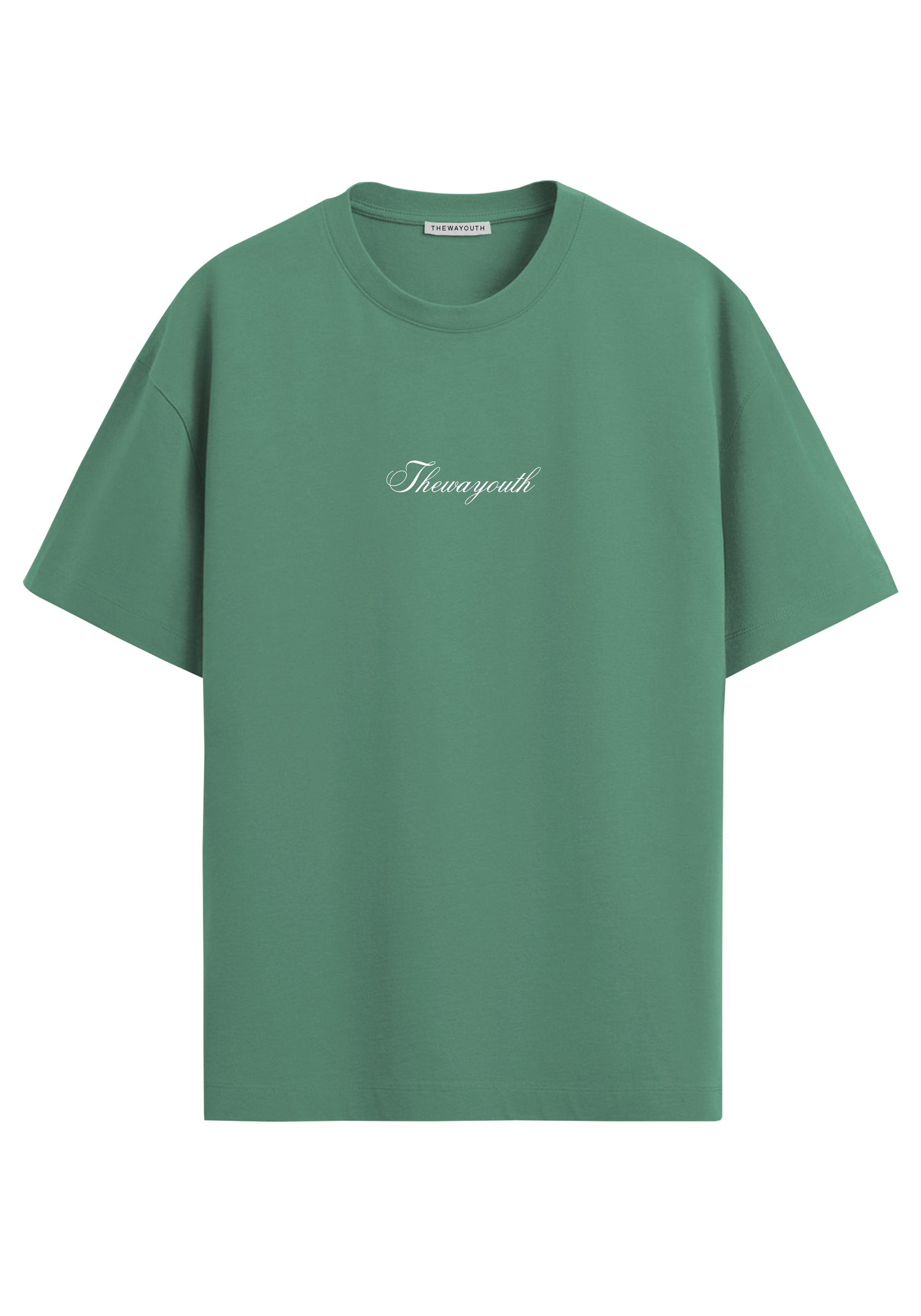 THEWAYOUTH MINT 240GSM OVERSIZED T-SHIRT