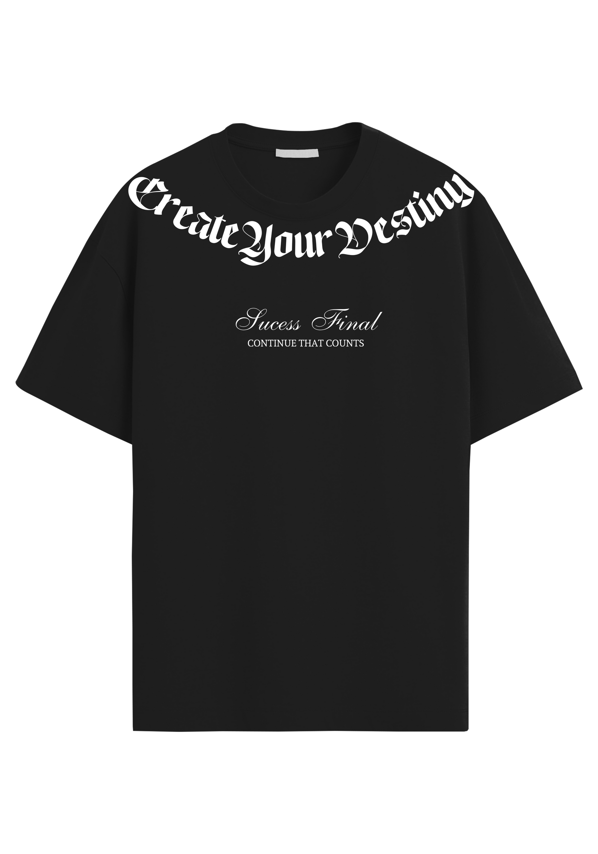 DESTINY BLACK OVERSIZED T-SHIRT