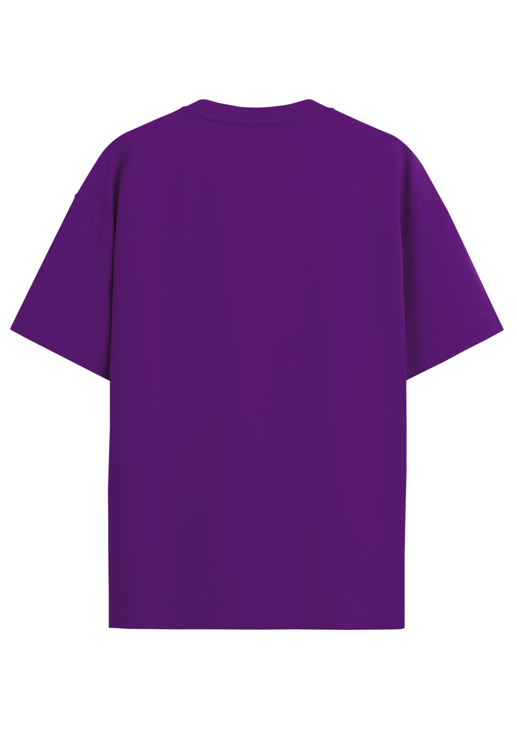 THEWAYOUTH VIOLET 240GSM OVERSIZED T-SHIRT