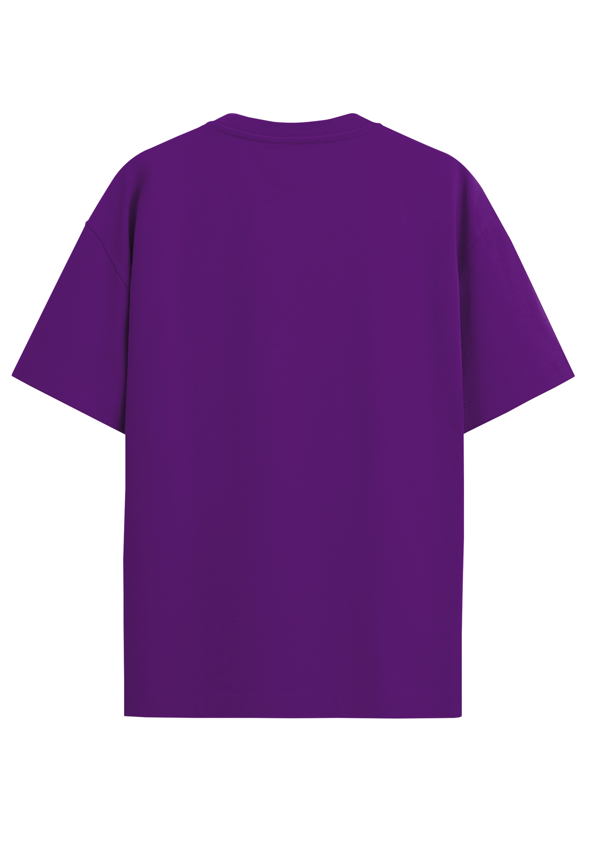 THEWAYOUTH VIOLET 240GSM OVERSIZED T-SHIRT