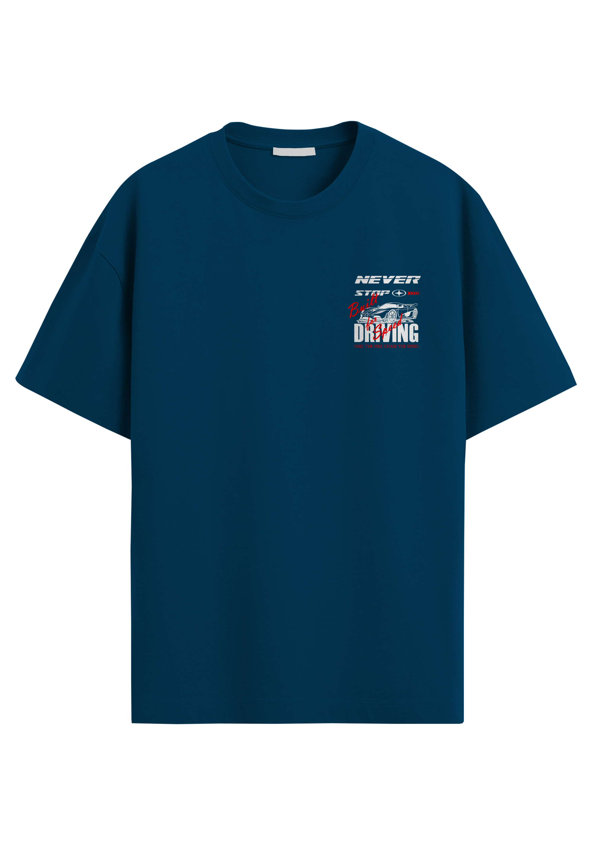 NEVER STOP OVERSIZED T-SHIRT